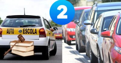 Autoescola, lei e carros (Foto: Reprodução / Canva / Montagem TV Foco)