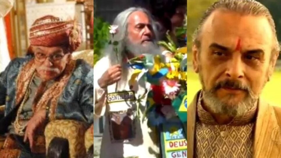 Chico Anysio, Paulo José e Luiz Baccelli (Foto: Reprodução/ Divulgação, Globo/ Montagem TV Foco)