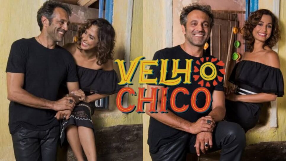 Domingos Montagner e Camila Pitanga nos bastidores de Velho Chico (Foto: Reprodução/ Divulgação, TV Globo/ Montagem TV Foco)