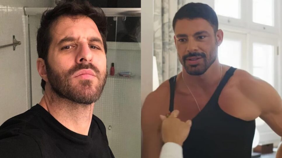 Rafinha Bastos ironiza em vídeo sobre galã que tem fama de não usar desodorante (Foto: Reprodução/ Instagram/ TV Globo/ Montagem)