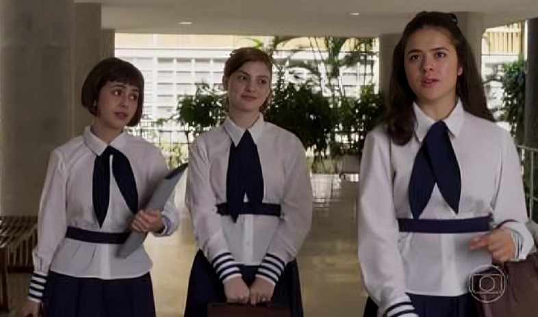 Eugênia, Celeste e Bia em Garota do Momento (Foto: Reprodução / Globo)