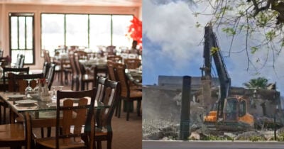 A demolição de restaurante famoso em Salvador, na Bahia (Foto: Divulgação)