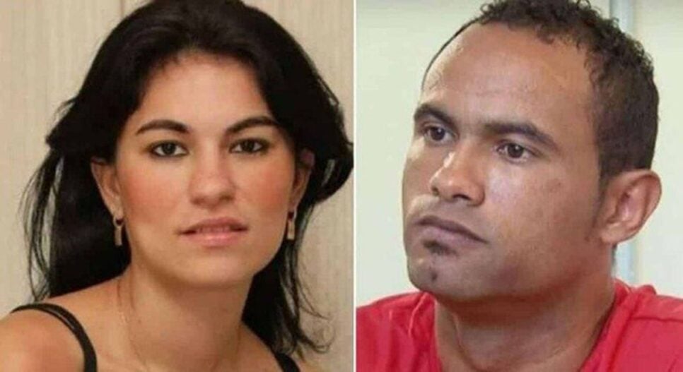 Eliza Samudio e seu algoz (Foto: Reprodução/ Internet/ Montagem)