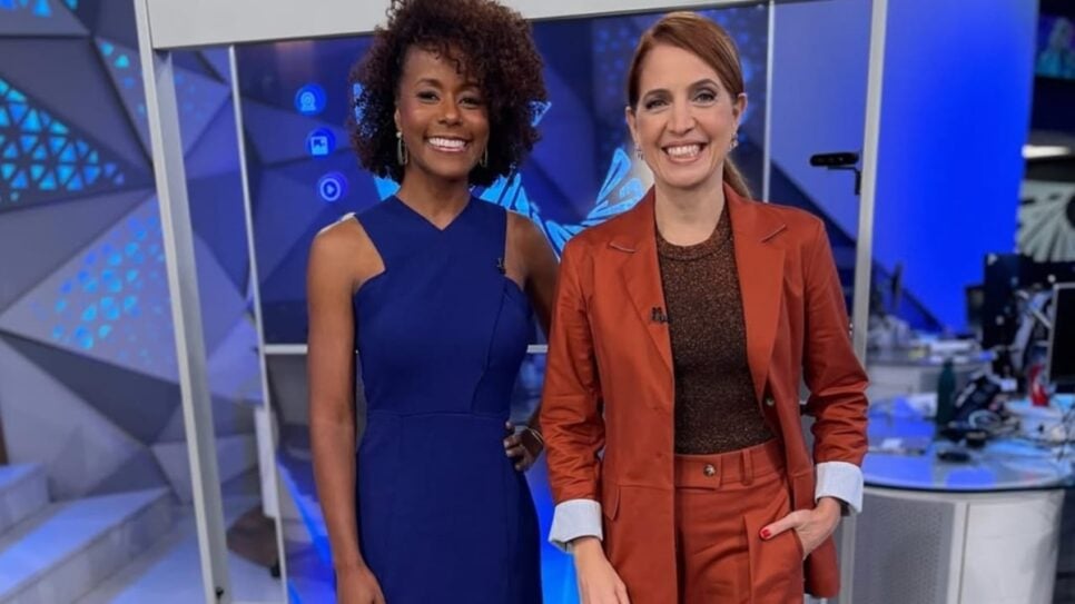 Apresentadoras atuais do Fantástico: Maju Coutinho e Poliana Abritta (Foto: Reprodução/ Instagram)