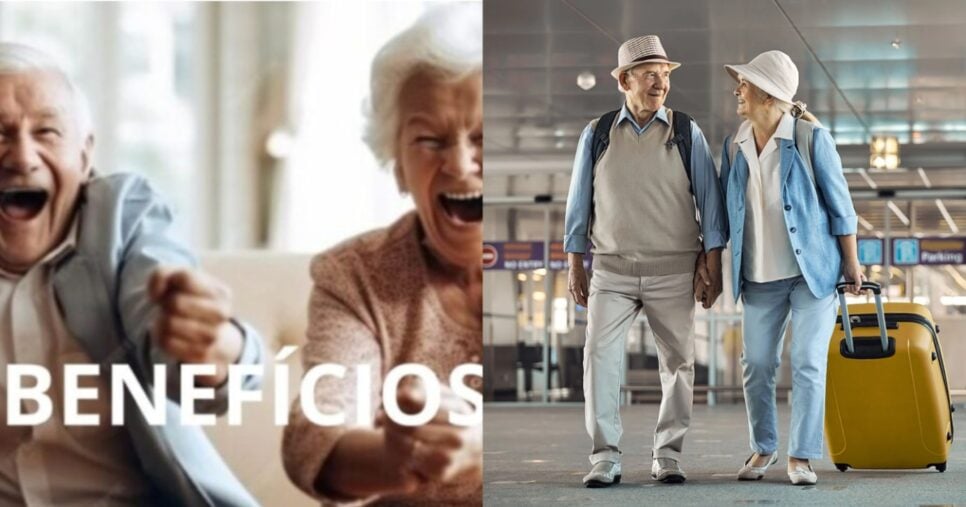 3 isenções liberadas para idosos 60+ viajarem em 2025 - Foto: Montagem