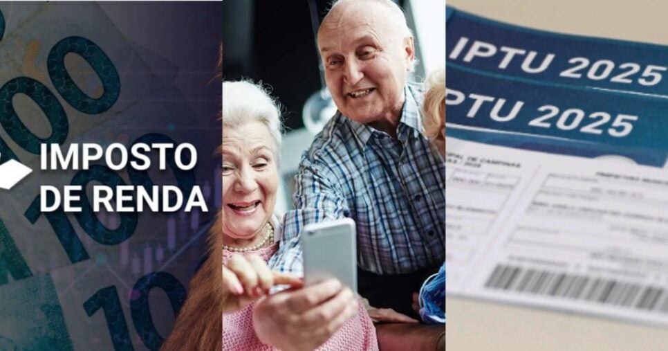 Idosos 60+ recebem 6 isenções e 4 benefícios em 2025 - Foto: Montagem