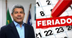 Jerônimo Rodrigues, Governador da Bahia, está ciente de feriado (Foto: Mateus Pereira/ GOVBA)