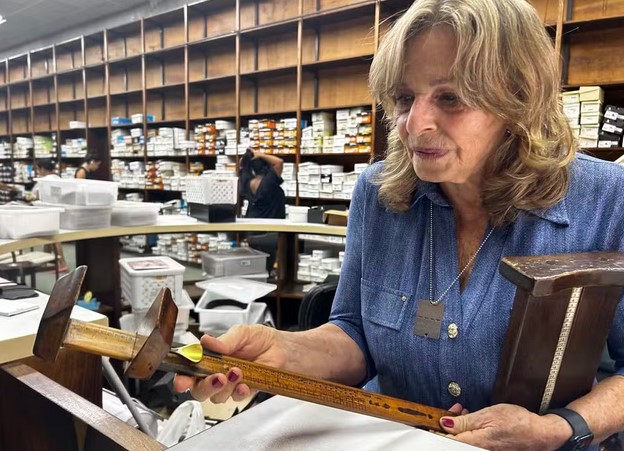 Katy Borger, dona da loja que deu adeus em São Paulo (Foto: Reprodução / Aline Freitas)