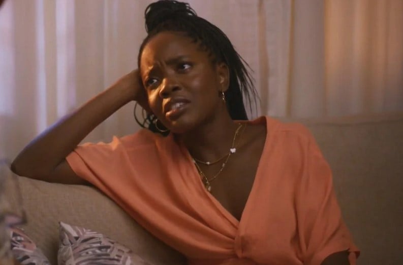 Leona (Clara Moneke) em cena de Dona de Mim (Foto: Reprodução / Globo)