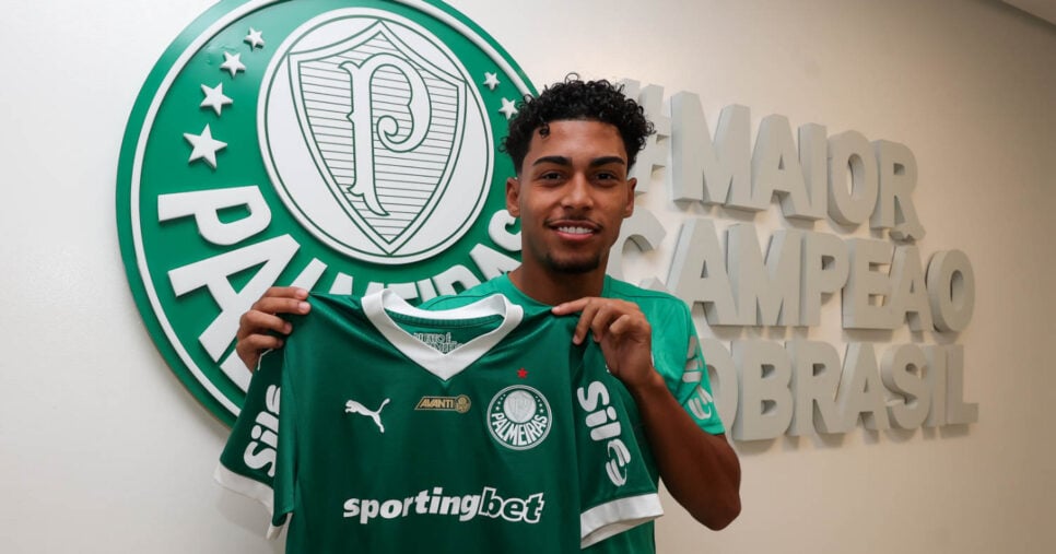 Luighi renova com o Palmeiras até 2029 (Foto: Cesar Greco/Palmeiras)