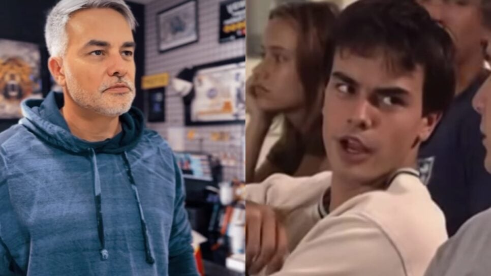 Márcio Kieling hoje e em tempos de novela (Foto: Reprodução/ Instagram/ TV Globo/ Montagem TV Foco)