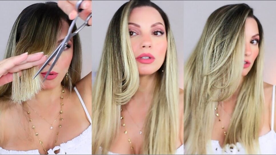 Franja dividida no meio (Foto Reprodução/YouTube)