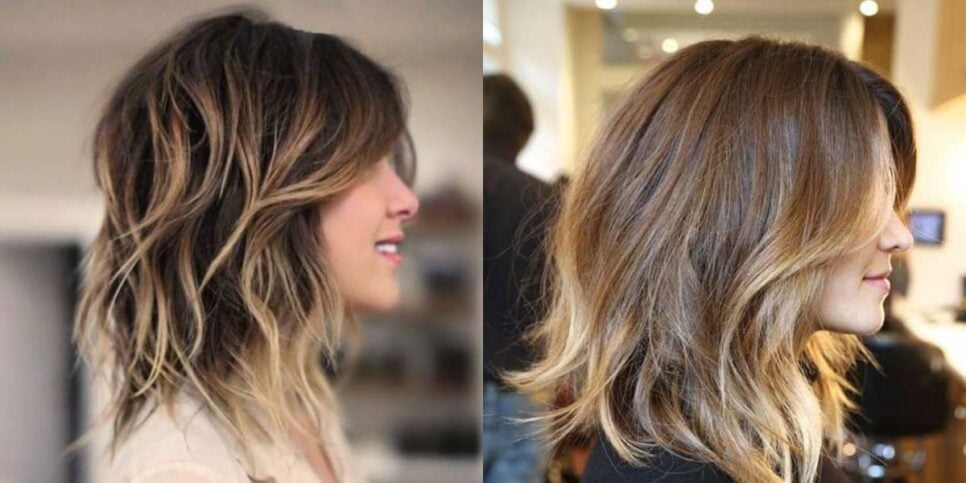Mid Desfiado com Mechas Longas