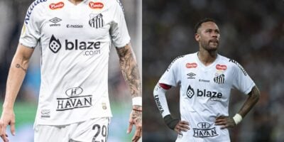 Dupla de Neymar crava sobre saída do Santos (Reprodução: Raul Baretta)