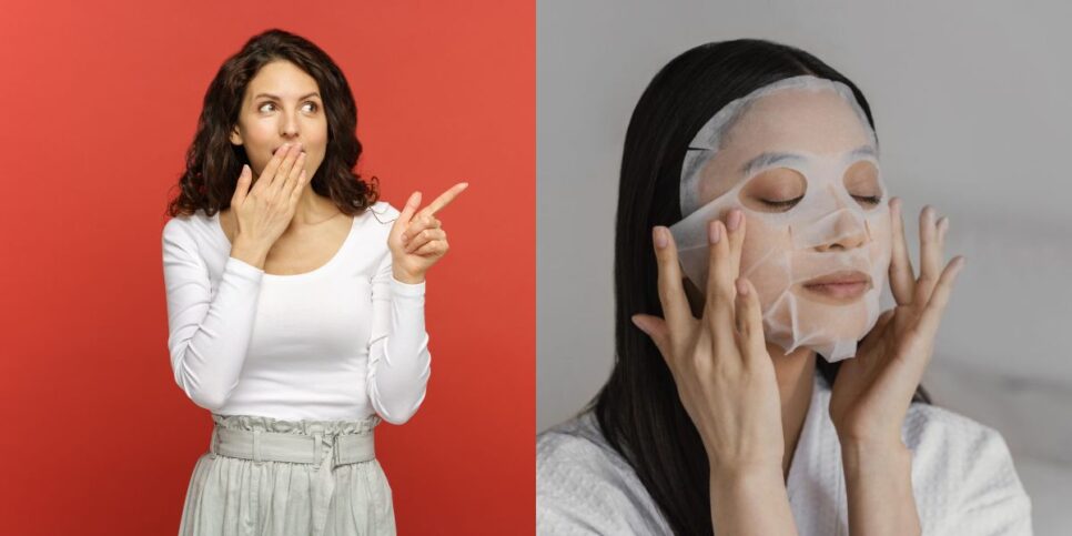 Máscara facial caseira para rejuvenescer a pele das mulheres (Reprodução: Montagem TV Foco)