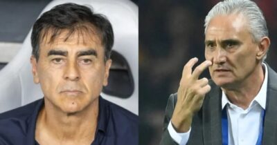 Gustavo Quinteros e Tite (Foto: Reprodução/ Internet)