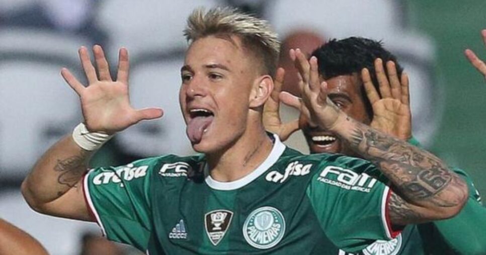 Róger Guedes no Palmeiras - (Montagem / TV FOCO)