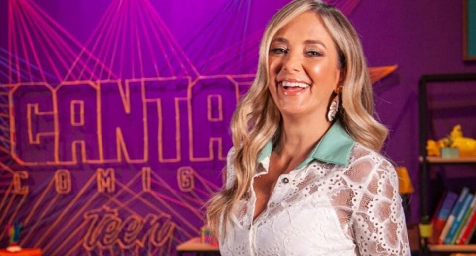 Ticiane Pinheiro, repórter do Canta Comigo Teen (Foto: Reprodução/ Divulgação)