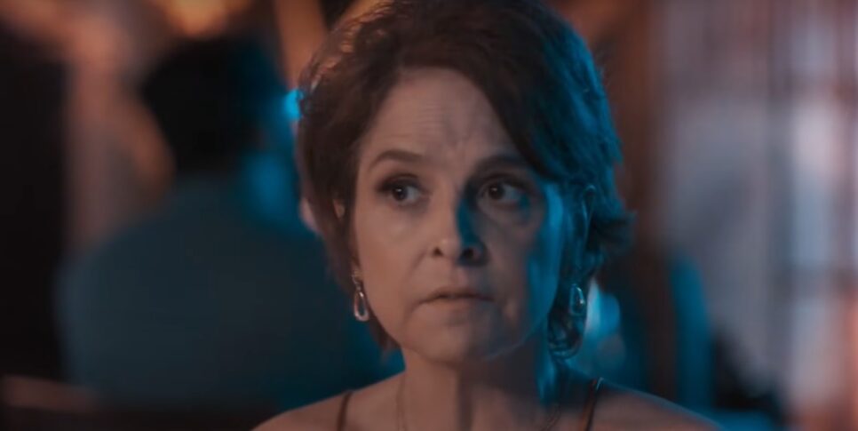 Joyce bem que tentou se aproveitar da separação do casal, mas aconselhou positivamente (Foto: Reprodução/ TV Globo)