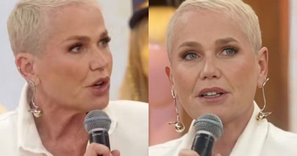 "Se foi ontem": Xuxa para Encontro, da Globo, e confirma morte (Foto: reprodução/Montagem TV Foco)