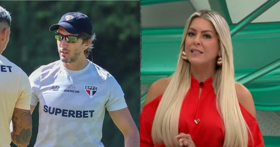 Renata Fan paralisa Jogo Aberto com desfecho sobre demissão de Zubeldía - (Montagem / TV FOCO)