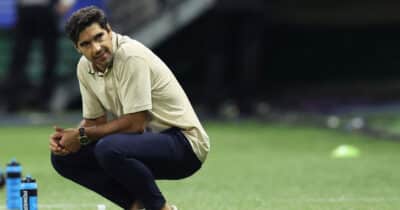 Abel Ferreira no Palmeiras (Foto: Alexandre Schneider/Getty Images)