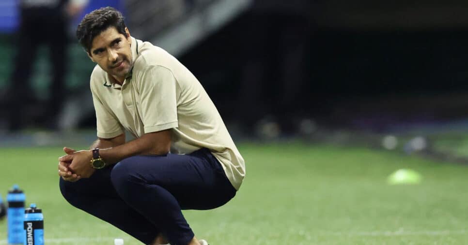 Abel Ferreira no Palmeiras (Foto: Alexandre Schneider/Getty Images)