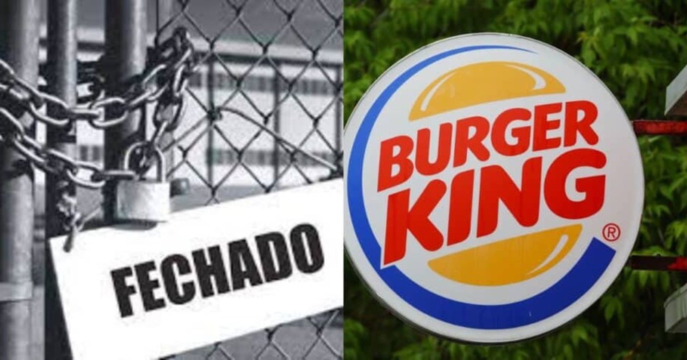 Fechamento de rival nº1 do Burger king - Foto: Montagem