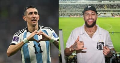 Contratação de Di Maria no Santos com Neymar - Foto Reprodução Internet