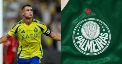Cristiano Ronaldo e Palmeiras - Foto: Montagem