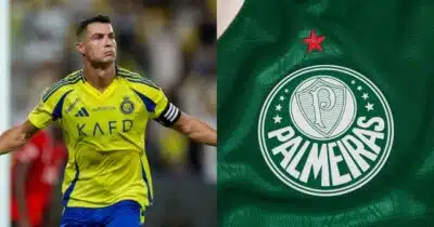 Cristiano Ronaldo e Palmeiras - Foto: Montagem