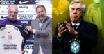 Dorival e Augusto no Corinthians - Ancelotti na CBF (Foto: Reprodução)