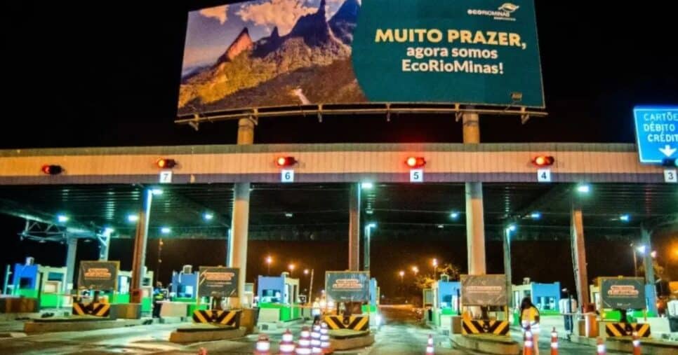 A isenção é válida dentro de um trecho administrado pela EcoRioMinas (Foto Reprodução/EcoRioMinas)