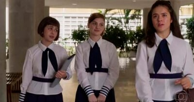 Elenco da novela Garota do Momento (Foto: Reprodução)