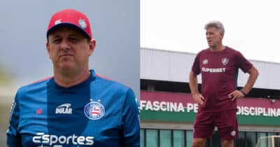 Rogério Ceni e Renato Gaúcho (Foto: Letícia Martins/EC Bahia/ Divulgação Fluminense)