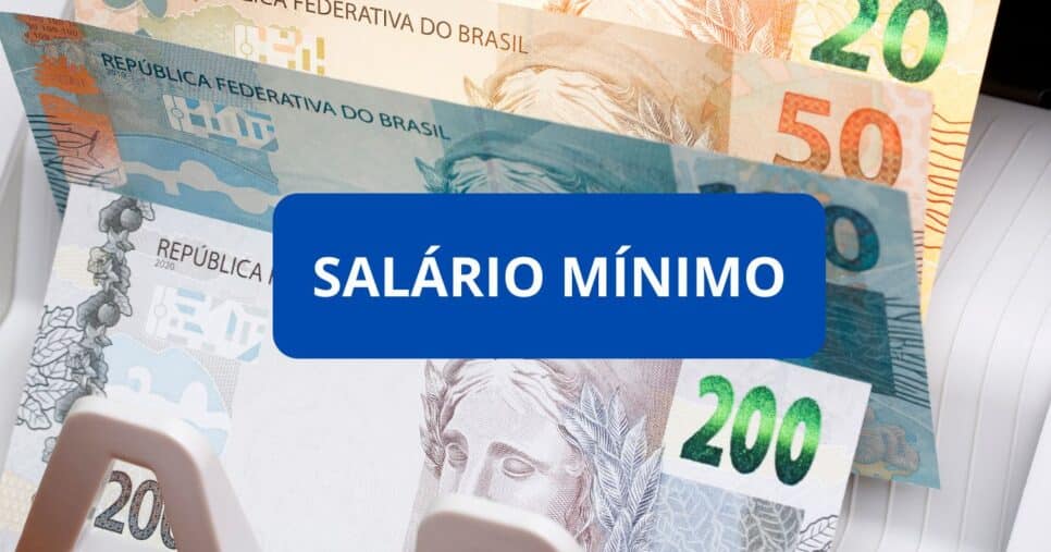 Ilustração salário mínimo (Fotos: Canva)