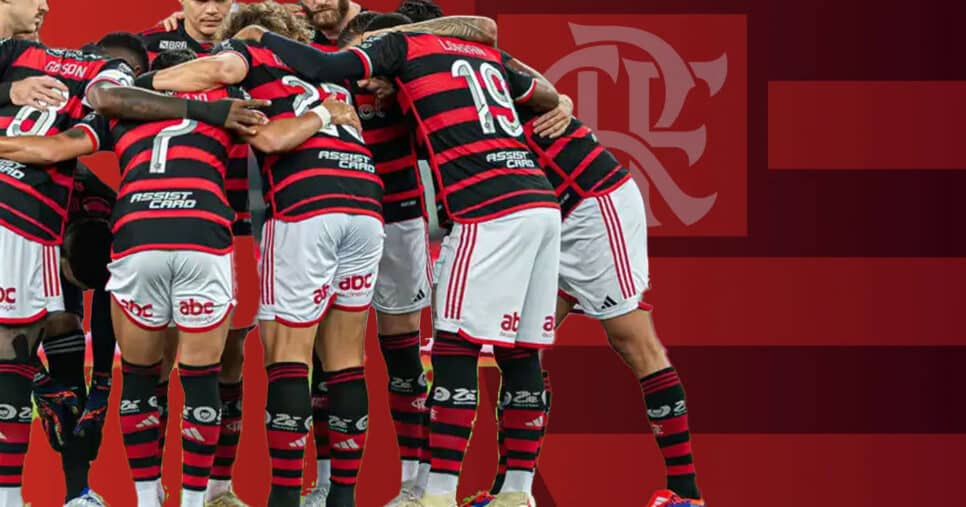 Jogadores do Flamengo (Foto: Reprodução)