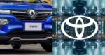 Kwid / Logo da Toyota - Montagem: TVFOCO