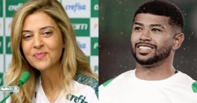 Leila Pereira crava sobre contratação de Lucas Ronier no Palmeiras (Foto: Montagem/TV Foco)