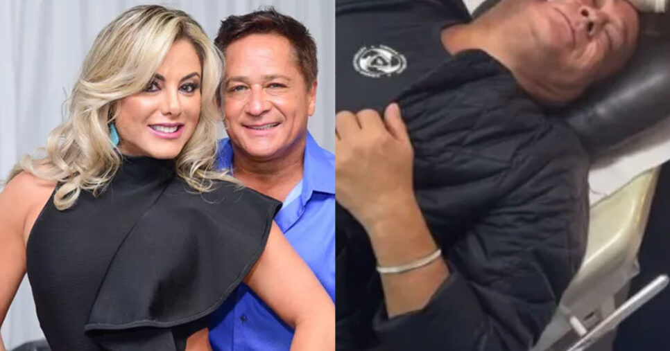 Leonardo e Poliana (Foto: Reprodução)