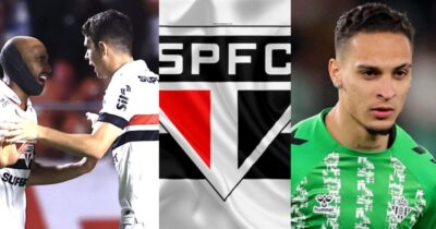 Antony tem retorno armado no São Paulo e Zubeldía comemora - Foto: Montagem