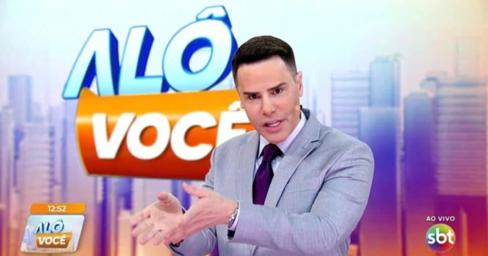 Luiz Bacci no Alô, Você, do SBT (Foto: SBT/Reprodução)