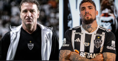 Lyanco e Cuca - Atlético-MG (Foto: Reprodução)
