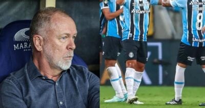 Mano Menezes e debandada no Grêmio - Foto Reprodução Internet