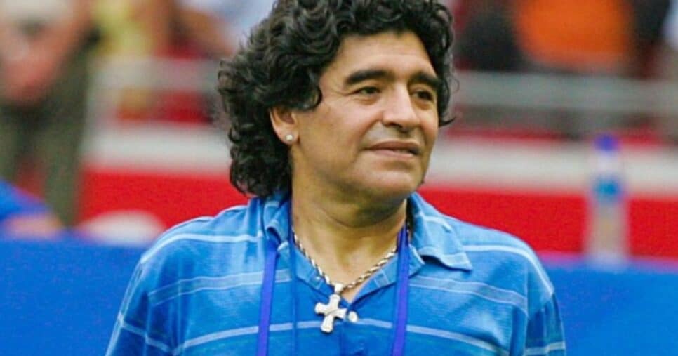 Maradona - Foto; Montagem