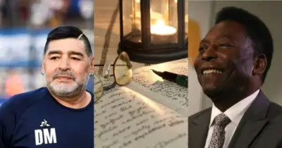 “Interminável”: Carta psicografada de Maradona faz revelação sobre Pelé no Umbral