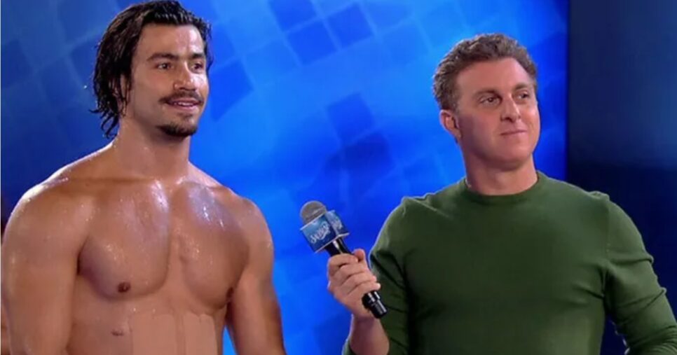 Luciano Huck e o cantor Mariano - Foto: Internet