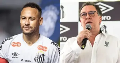 Dupla de Neymar e +1 dando ADEUS: Teixeira arma saída de 2 craques no Santos