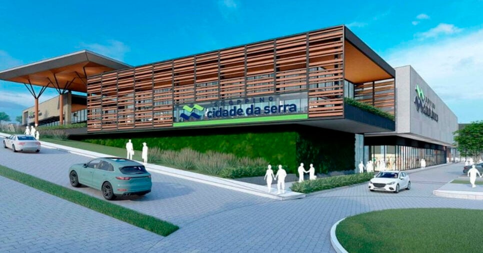 Projeto do novo Shopping Cidade da Serra (Foto: Reprodução) 