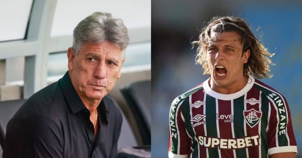 Renato Gaúcho e Canobbio de saída no Fluminense - Foto Reprodução Internet
